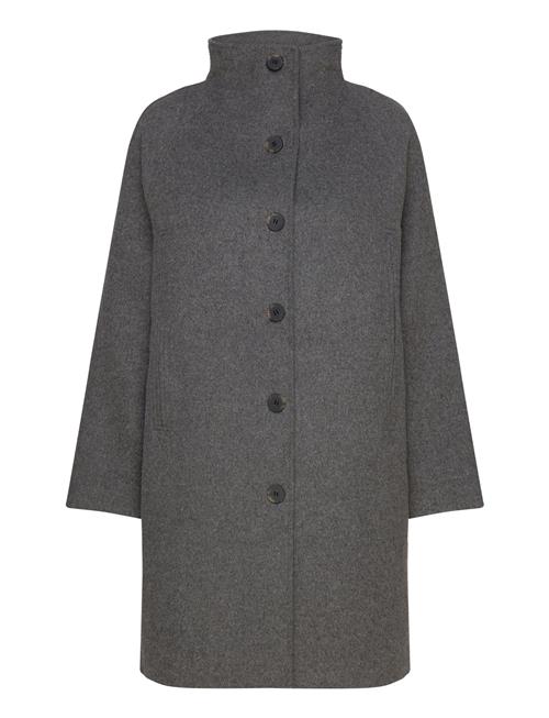 Slfvinni Wool Coat Selected Grey