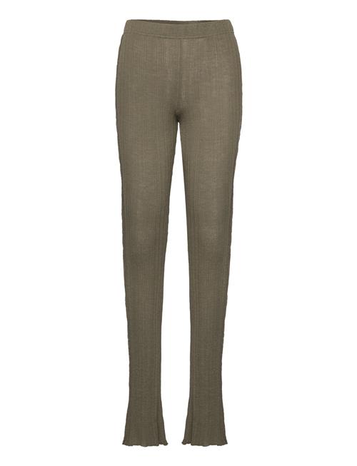 Hope Ribbed Knitted Tights Hope Khaki