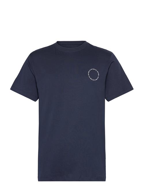 Ronald Cotton Tee Ss Clean Cut Copenhagen Navy