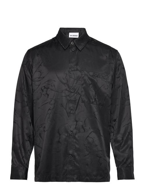 Jacquard Boxy Shirt HAN Kjøbenhavn Black