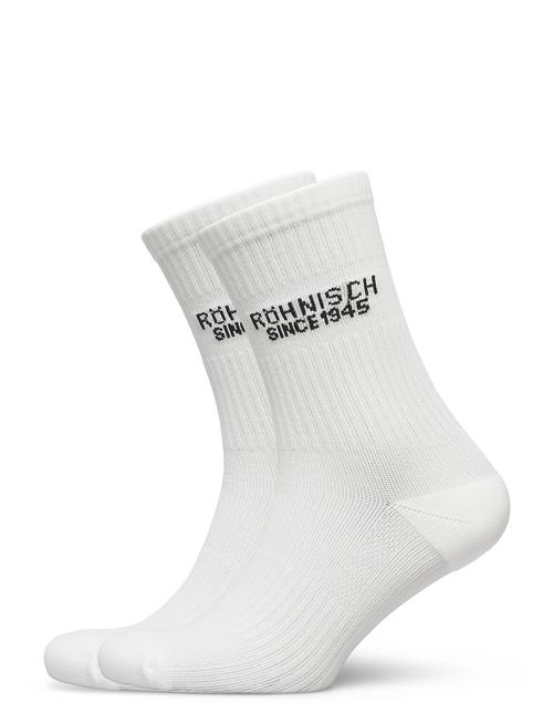 2-Pack Logo Socks Röhnisch White