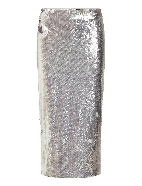 ROTATE Birger Christensen Sequins Pencil Skirt ROTATE Birger Christensen Silver