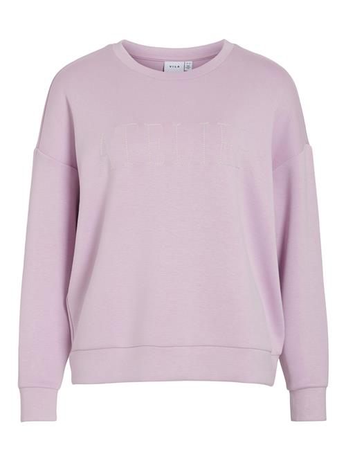 Se VILA Sweatshirt  lysebeige / blomme ved About You