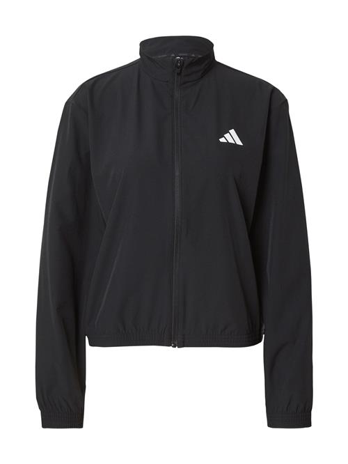 ADIDAS PERFORMANCE Træningsjakke  sort / hvid