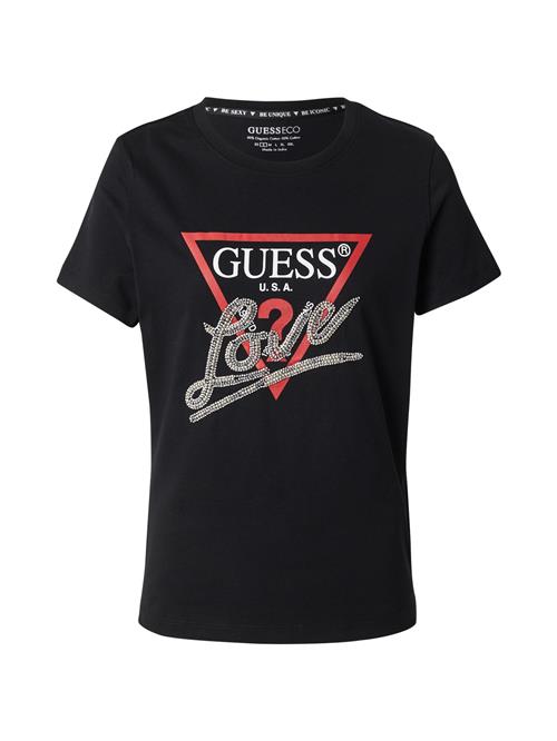 GUESS Shirts  rød / sort / hvid