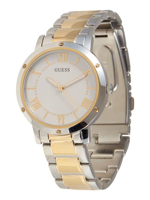 GUESS Analogt ur 'Dawn'  guld / sølv / hvid
