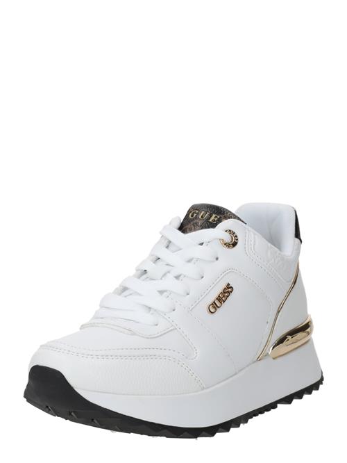 GUESS Sneaker low 'Kaddy'  guld / sort / hvid