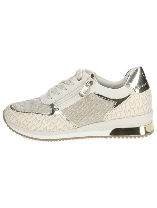 MARCO TOZZI Sneaker low  creme / guld / grå