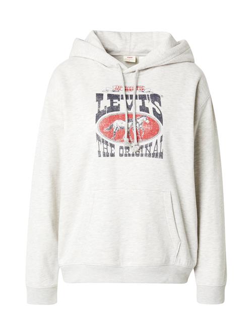 LEVI'S ® Sweatshirt  grå-meleret / rød / sort