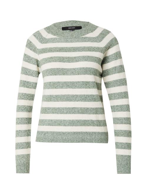 VERO MODA Pullover 'VMDoffy'  greige / grøn-meleret