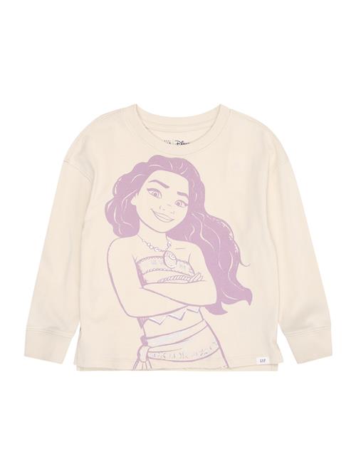 GAP Bluser & t-shirts 'DIS MOANA'  creme / mørkelilla / sølv