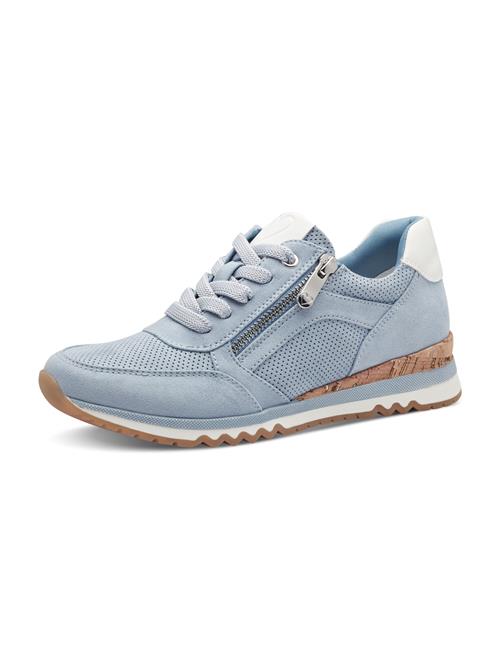 MARCO TOZZI Sneaker low  pastelblå / hvid