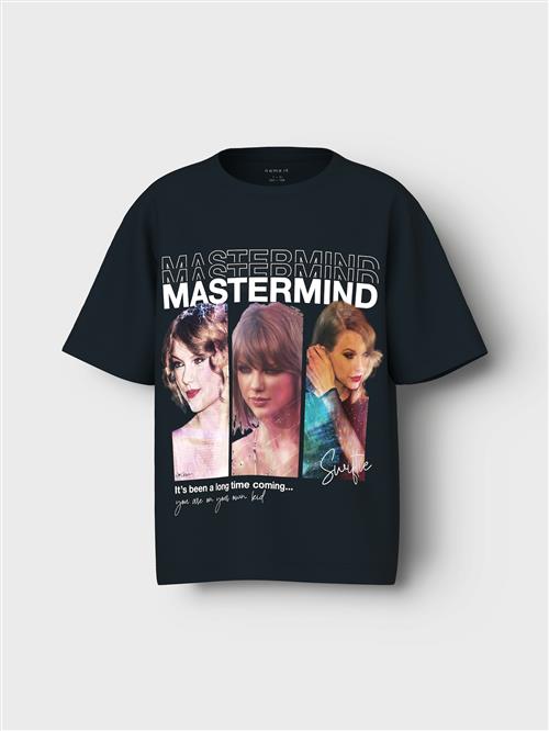 NAME IT Bluser & t-shirts 'NKFFidah Tswift'  nude / turkis / sort / hvid