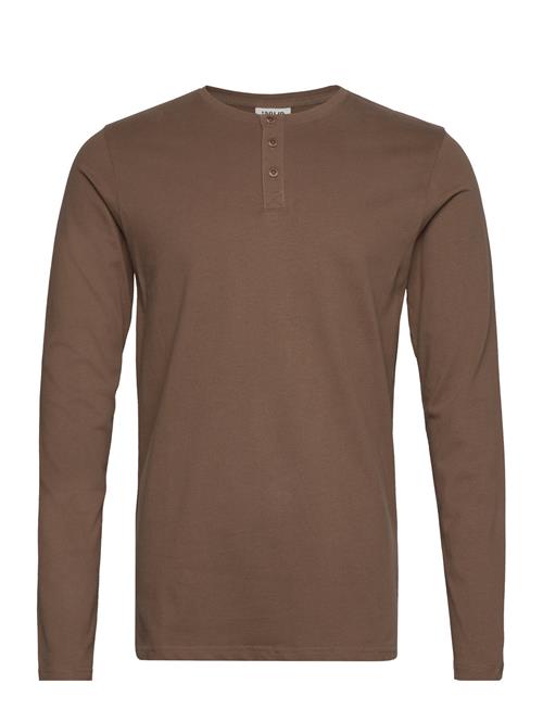 Sdvinton Tee Ls Solid Brown