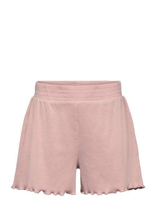 Mango Cotton Drawstring Waist Shorts Mango Pink