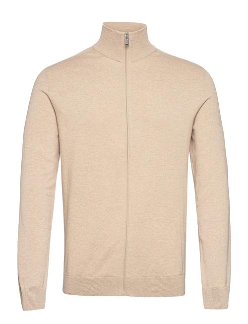 Slhberg Full Zip Cardigan B Selected Homme Cream