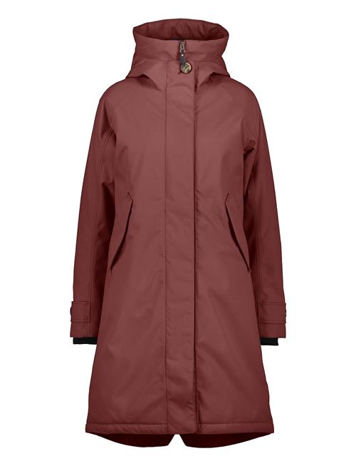 Didriksons Luna Wns Parka 5 Didriksons Burgundy