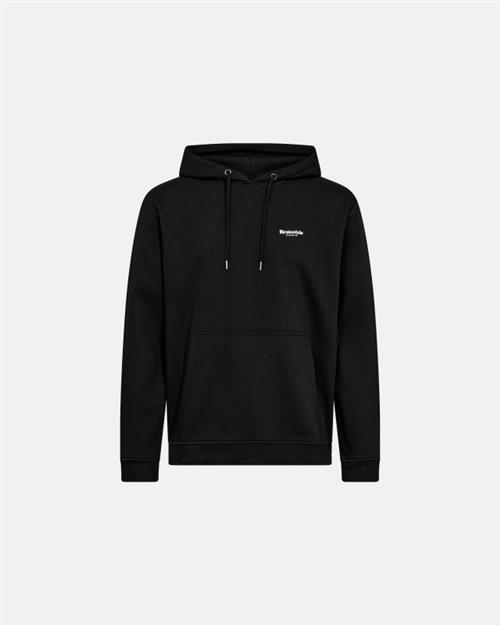 Hoodie m. logo | Bomuld | Sort