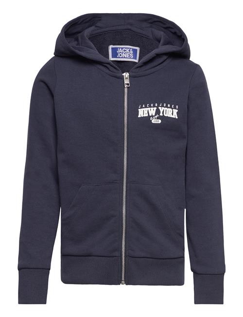 Jack & Jones Jjcory Sweat Zip Hood Jnr Jack & J S Navy