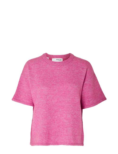 Selected Femme Slfmaline-Liliana 2/4 Knit O-Neck Noos Selected Femme Pink