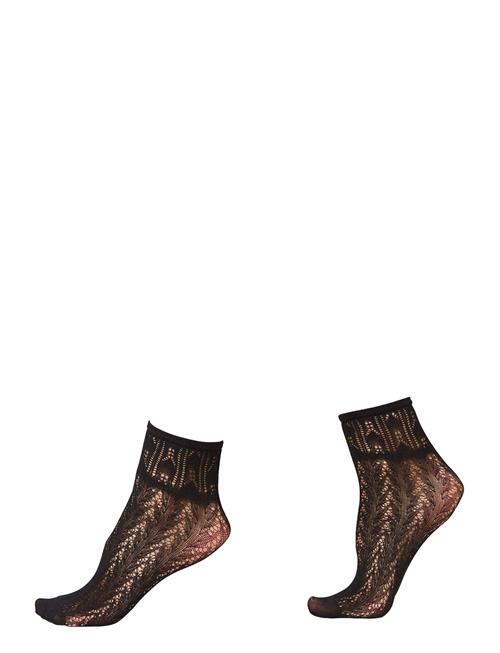 Swedish Stockings Erica Crochet Socks Swedish Stockings Black