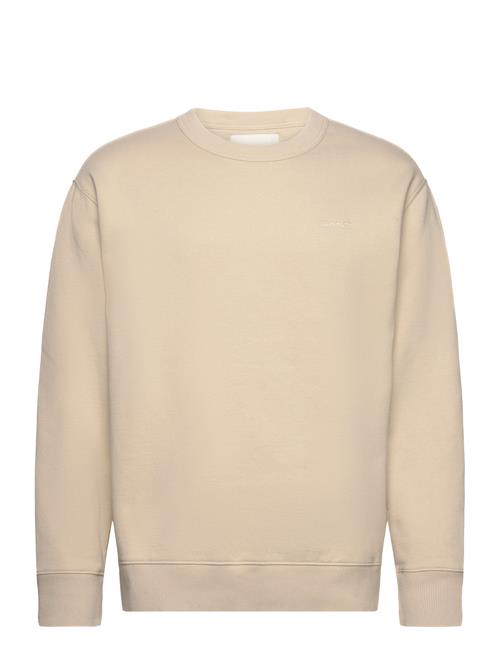 Logo C-Neck Sweat GANT Beige