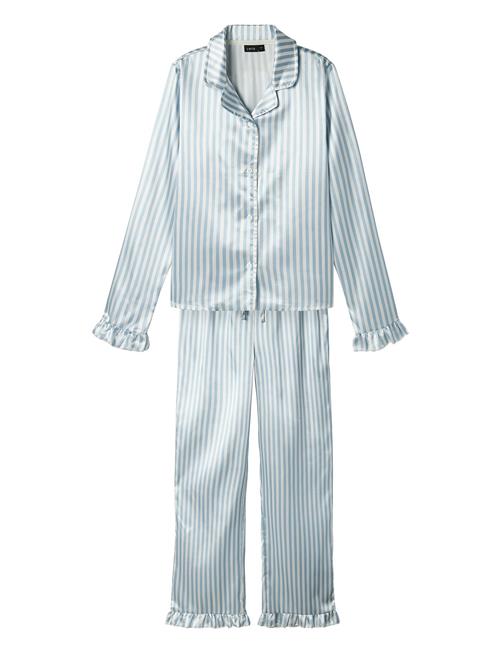 LMTD Nlfnightystripe Pyjamas Set LMTD Blue