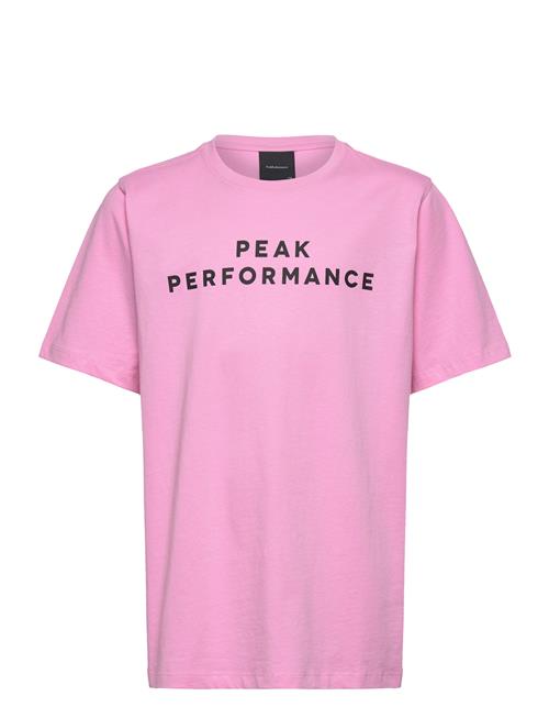 Peak Performance Fi Jr Kim Tee Peak Performance Pink