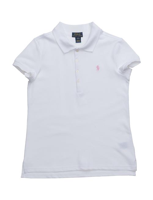 Ralph Lauren Kids Stretch Mesh Polo Shirt Ralph Lauren Kids White