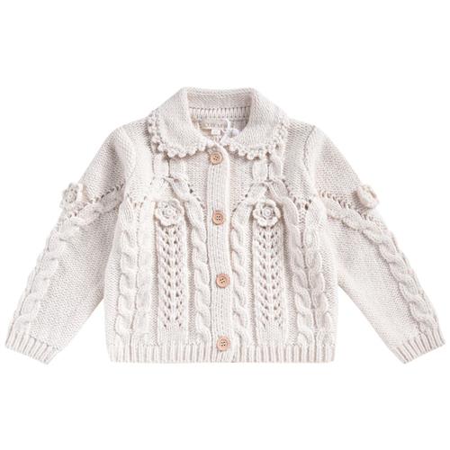 Louise Misha Louny Babycardigan Cremefarvet |  | 12 months