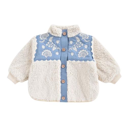 Se Louise Misha Rosanna Babyjakke Lyseblå 6 months  Blå  6 måneder  kvinde ved Babyshop