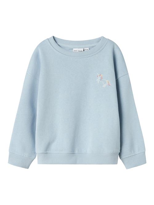 NAME IT Sweatshirt  lysegrå / lysviolet / hvid