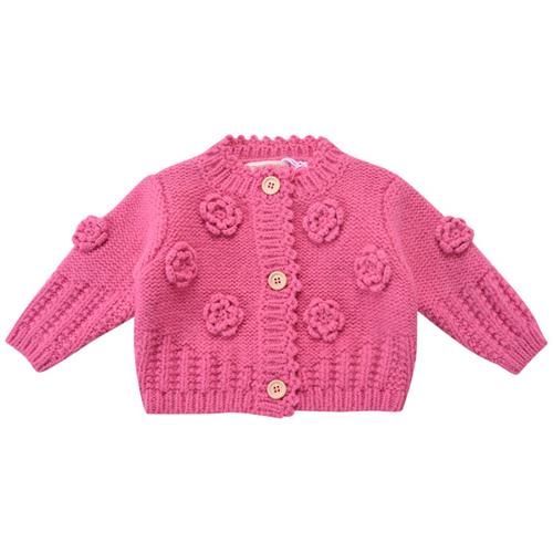 Louise Misha Sandy Babycardigan Candy Pink | Lyserød | 9 months