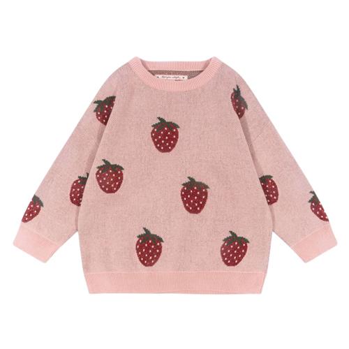 Konges Sløjd Lapis Lurex Strikket Sweater Strawberry | Lyserød | 18 months