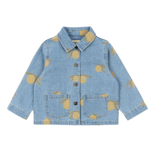 Konges Sløjd GOTS Magot Jakke Lemon Denim | Blå | 12 months