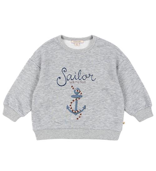 Konges SlÃ¸jd Sweatshirt - Lou - Grey Melange