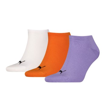 Puma Strømper 3P Sneaker Socks Hvid/Violet Str 39/42