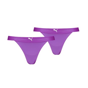 Puma Trusser 2P Tanga String Lilla polyamid Medium Dame