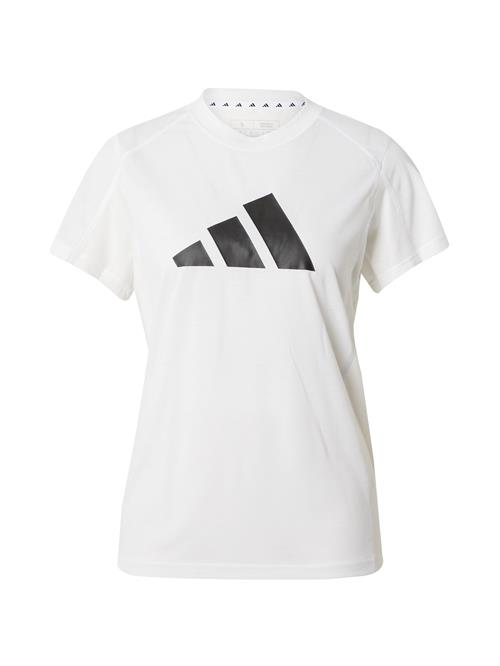 ADIDAS PERFORMANCE Funktionsbluse  sort / hvid