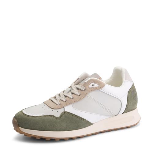 Travelin Sneaker low 'Crozon'  beige / mørkegrøn / hvid / offwhite