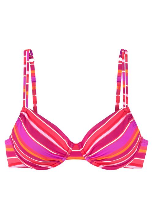 s.Oliver Bikinioverdel  pink / hindbær / neonpink / hvid