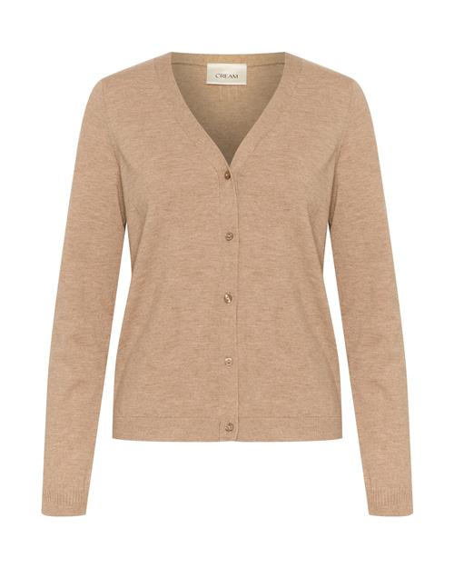 Cream Cardigan 'Dela'  beige-meleret