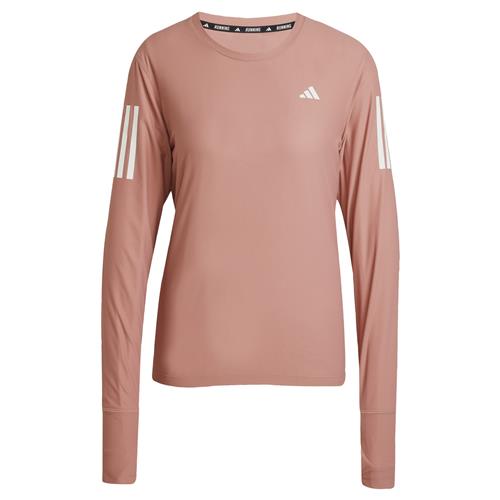 ADIDAS PERFORMANCE Funktionsbluse 'Own The Run'  gammelrosa / hvid