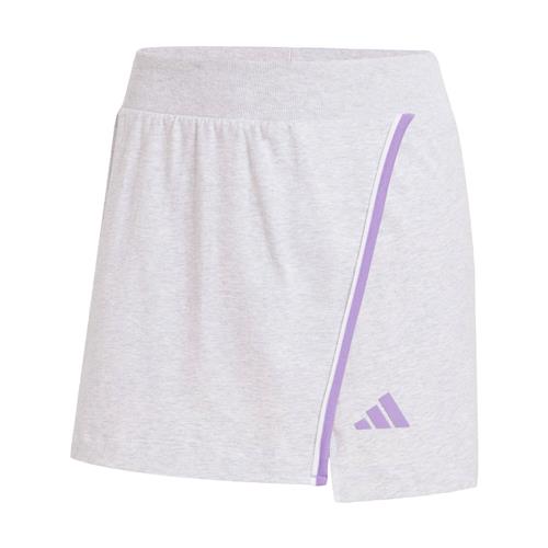 ADIDAS SPORTSWEAR Sportsnederdel 'Essentials'  grå-meleret / lilla / hvid