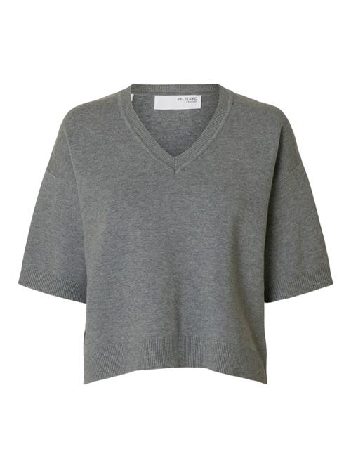 SELECTED FEMME Pullover 'SLFKAMMA'  grå-meleret