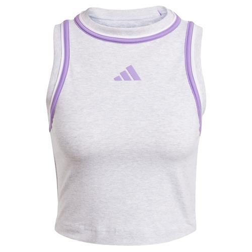 ADIDAS SPORTSWEAR Sportsoverdel 'Essentials'  lysegrå / lavendel