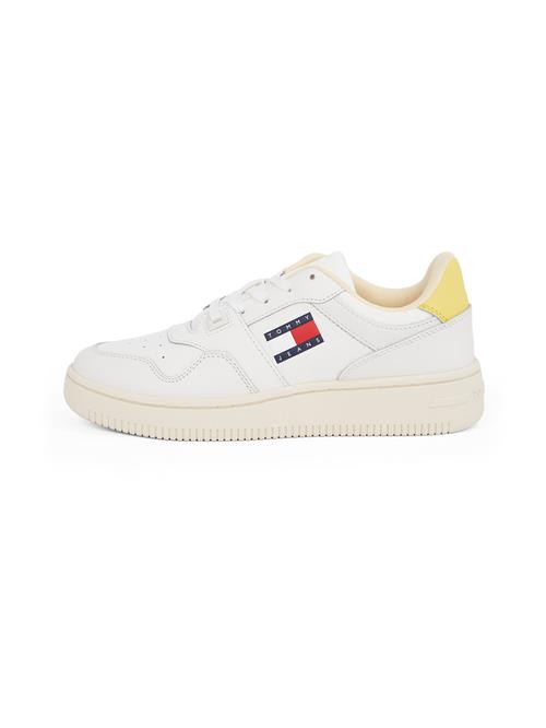 Tommy Jeans Sneaker low 'RETRO BASKET ESS MEG 3A3'  navy / gul / rød / hvid