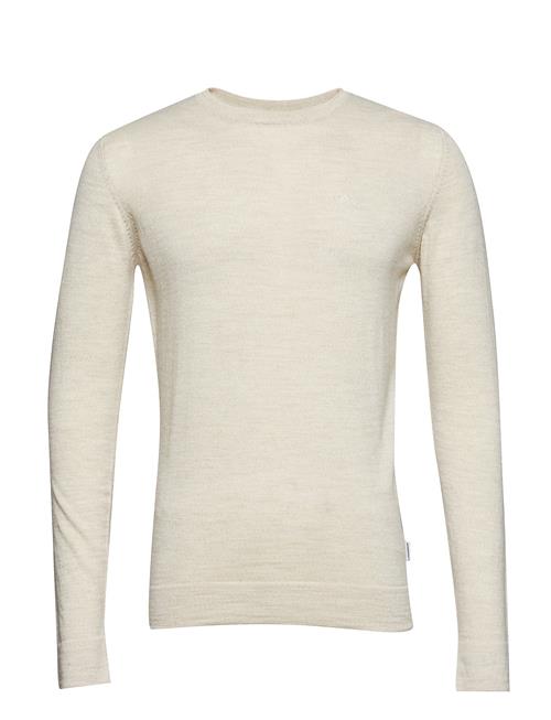 Lindbergh Merino Knit O-Neck Lindbergh Cream