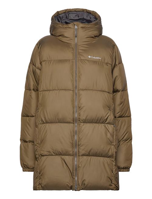 Columbia Sportswear Puffect Mid Hooded Jacket Columbia Sportswear Khaki