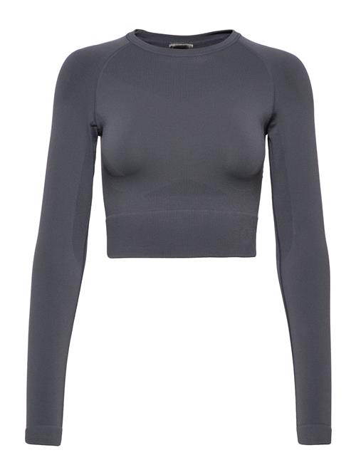 Johaug Sculpt Seamless Crop Long Sleeve Johaug Navy